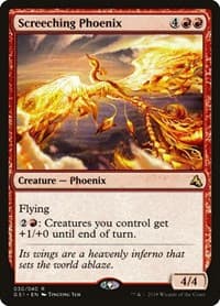 Screeching Phoenix - Global Series Jiang Yanggu & Mu Yanling - Magic: The Gathering card
