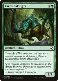 Earthshaking Si - Global Series Jiang Yanggu & Mu Yanling - Magic: The Gathering card