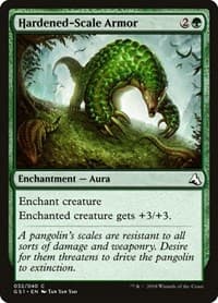 Hardened-Scale Armor - Global Series Jiang Yanggu & Mu Yanling - Magic: The Gathering card
