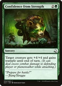 Confidence from Strength - Global Series Jiang Yanggu & Mu Yanling - Magic: The Gathering card