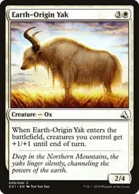Earth-Origin Yak - Global Series Jiang Yanggu & Mu Yanling - Magic: The Gathering card