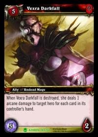 Vexra Darkfall - Heroes of Azeroth - WoW card