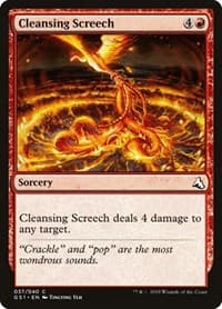 Cleansing Screech - Global Series Jiang Yanggu & Mu Yanling - Magic: The Gathering card
