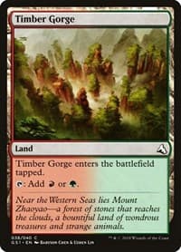 Timber Gorge - Global Series Jiang Yanggu & Mu Yanling - Magic: The Gathering card
