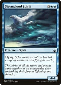 Stormcloud Spirit - Global Series Jiang Yanggu & Mu Yanling - Magic: The Gathering card