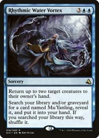 Rhythmic Water Vortex - Global Series Jiang Yanggu & Mu Yanling - Magic: The Gathering card