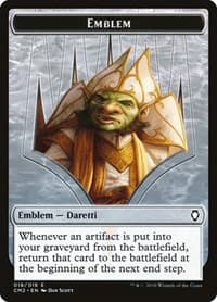 Emblem - Daretti, Scrap Savant - Commander Anthology Volume II - Magic: The Gathering card
