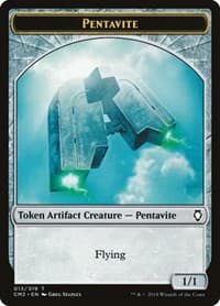 Pentavite Token - Commander Anthology Volume II - Magic: The Gathering card