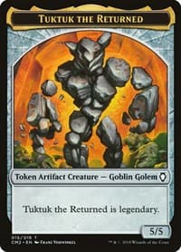 Tuktuk the Returned Token - Commander Anthology Volume II - Magic: The Gathering card