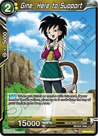 Gine, Here to Support - Colossal Warfare - Dragon Ball Super: Masters card