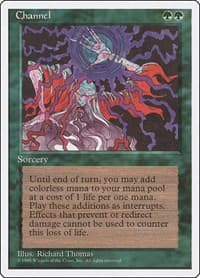 Channel - Fourth Edition - Magic: The Gathering card