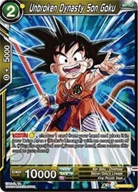 Unbroken Dynasty Son Goku - Colossal Warfare - Dragon Ball Super: Masters card