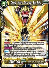 Deadly Golden Great Ape Son Goku - Colossal Warfare - Dragon Ball Super: Masters card