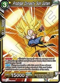 Prodigal Dynasty Son Goten - Colossal Warfare - Dragon Ball Super: Masters card