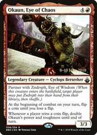 Okaun, Eye of Chaos - Launch Party & Release Event Promos - Magic: The Gathering card