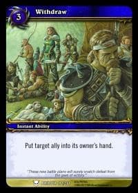 Withdraw - Heroes of Azeroth - WoW card
