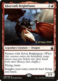 Khorvath Brightflame - Launch Party & Release Event Promos - Magic: The Gathering card
