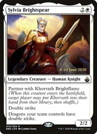 Sylvia Brightspear - Launch Party & Release Event Promos - Magic: The Gathering card