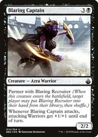 Blaring Captain - Launch Party & Release Event Promos - Magic: The Gathering card