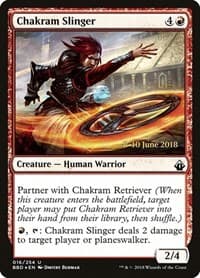 Chakram Slinger - Launch Party & Release Event Promos - Magic: The Gathering card