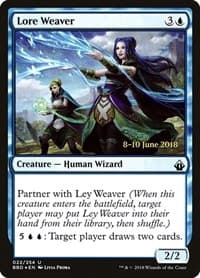 Lore Weaver - Launch Party & Release Event Promos - Magic: The Gathering card