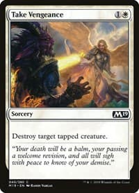 Take Vengeance - Core Set 2019 - Magic: The Gathering card
