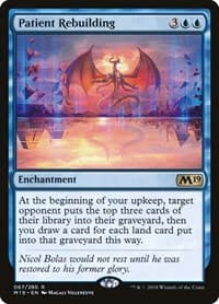 Patient Rebuilding - Core Set 2019 - Magic: The Gathering card
