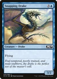 Snapping Drake - Core Set 2019 - Magic: The Gathering card
