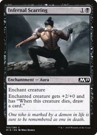 Infernal Scarring - Core Set 2019 - Magic: The Gathering card
