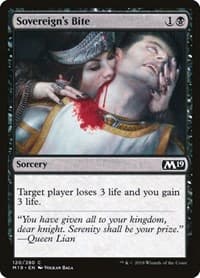 Sovereign's Bite - Core Set 2019 - Magic: The Gathering card