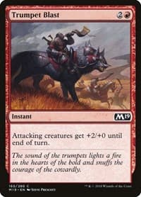 Trumpet Blast - Core Set 2019 - Magic: The Gathering card