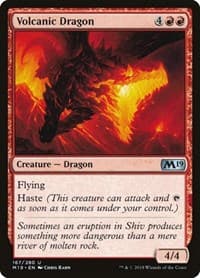 Volcanic Dragon - Core Set 2019 - Magic: The Gathering card