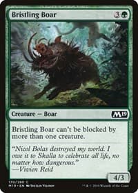 Bristling Boar - Core Set 2019 - Magic: The Gathering card