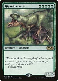 Gigantosaurus - Core Set 2019 - Magic: The Gathering card
