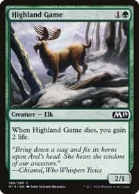 Highland Game - Core Set 2019 - Magic: The Gathering card