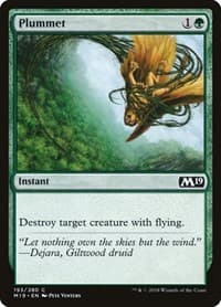Plummet - Core Set 2019 - Magic: The Gathering card