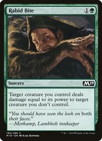 Rabid Bite - Core Set 2019 - Magic: The Gathering card