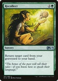 Recollect - Core Set 2019 - Magic: The Gathering card