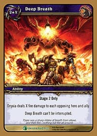 Deep Breath - Onyxia's Lair - WoW card