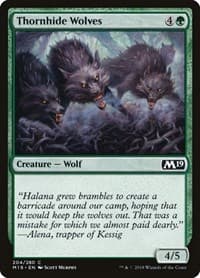 Thornhide Wolves - Core Set 2019 - Magic: The Gathering card