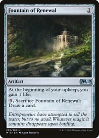 Fountain of Renewal - Core Set 2019 - Magic: The Gathering card