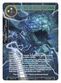 Giga Thunderfish (Watermarked Chase) - Winds of the Ominous Moon - Force of Will card