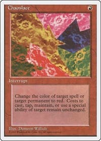 Chaoslace - Fourth Edition - Magic: The Gathering card