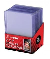 3" x 4" Clear Regular Toploader (25-Count) - Ultra Pro Toploaders - Collectible Storage card