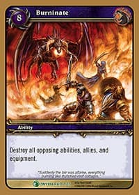 Burninate - Onyxia's Lair - WoW card