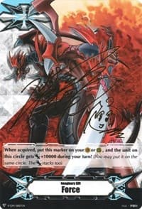 Imaginary Gift [Force] - Dragonic Overlord (Hot Stamped) - Gift Markers - Cardfight Vanguard card