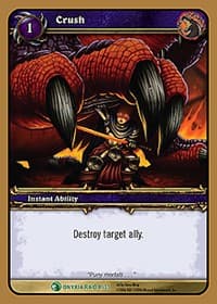 Crush - Onyxia's Lair - WoW card