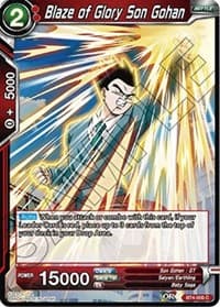 Blaze of Glory Son Gohan - Colossal Warfare - Dragon Ball Super: Masters card