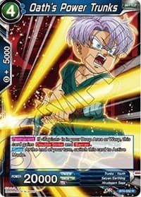Oath's Power Trunks - Colossal Warfare - Dragon Ball Super: Masters card