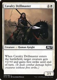 Cavalry Drillmaster - Core Set 2019 - Magic: The Gathering card